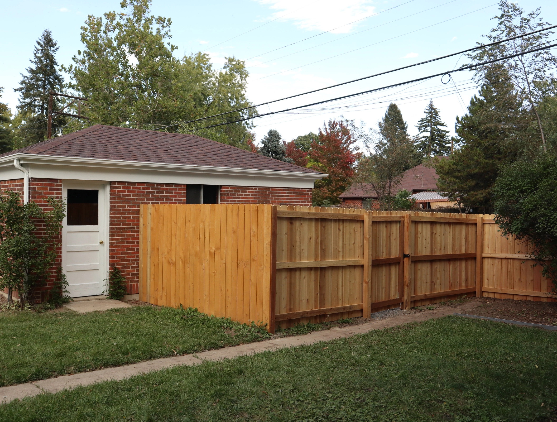 after 850 Magnolia yard after