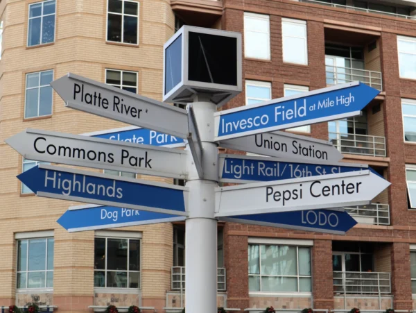 Metro Denver road signs - buy a home 