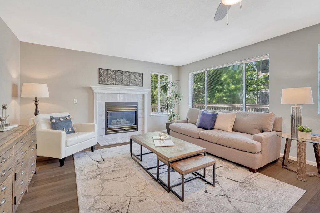 After Loyola St Renovation living