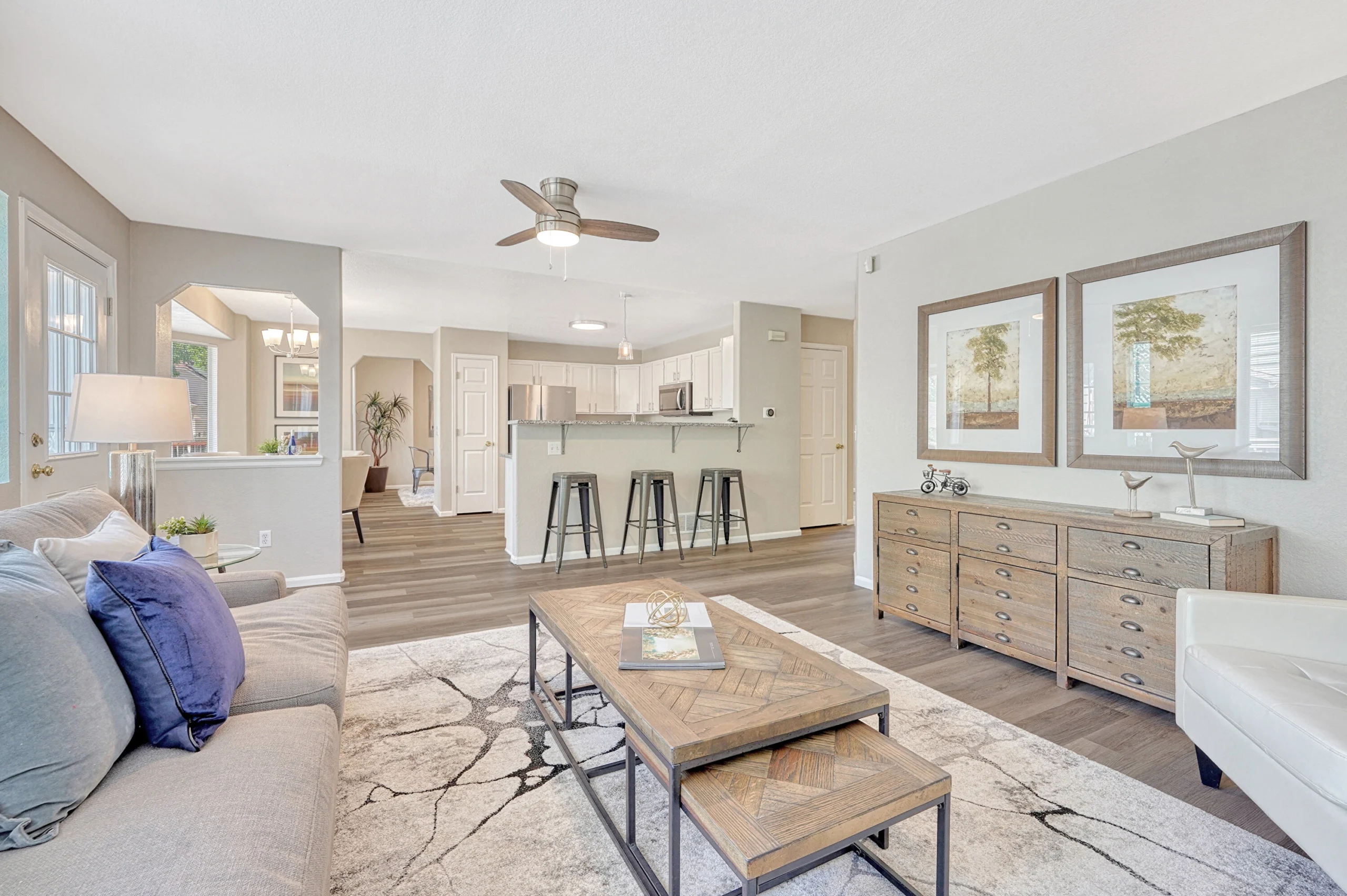 After Loyola St Renovation living