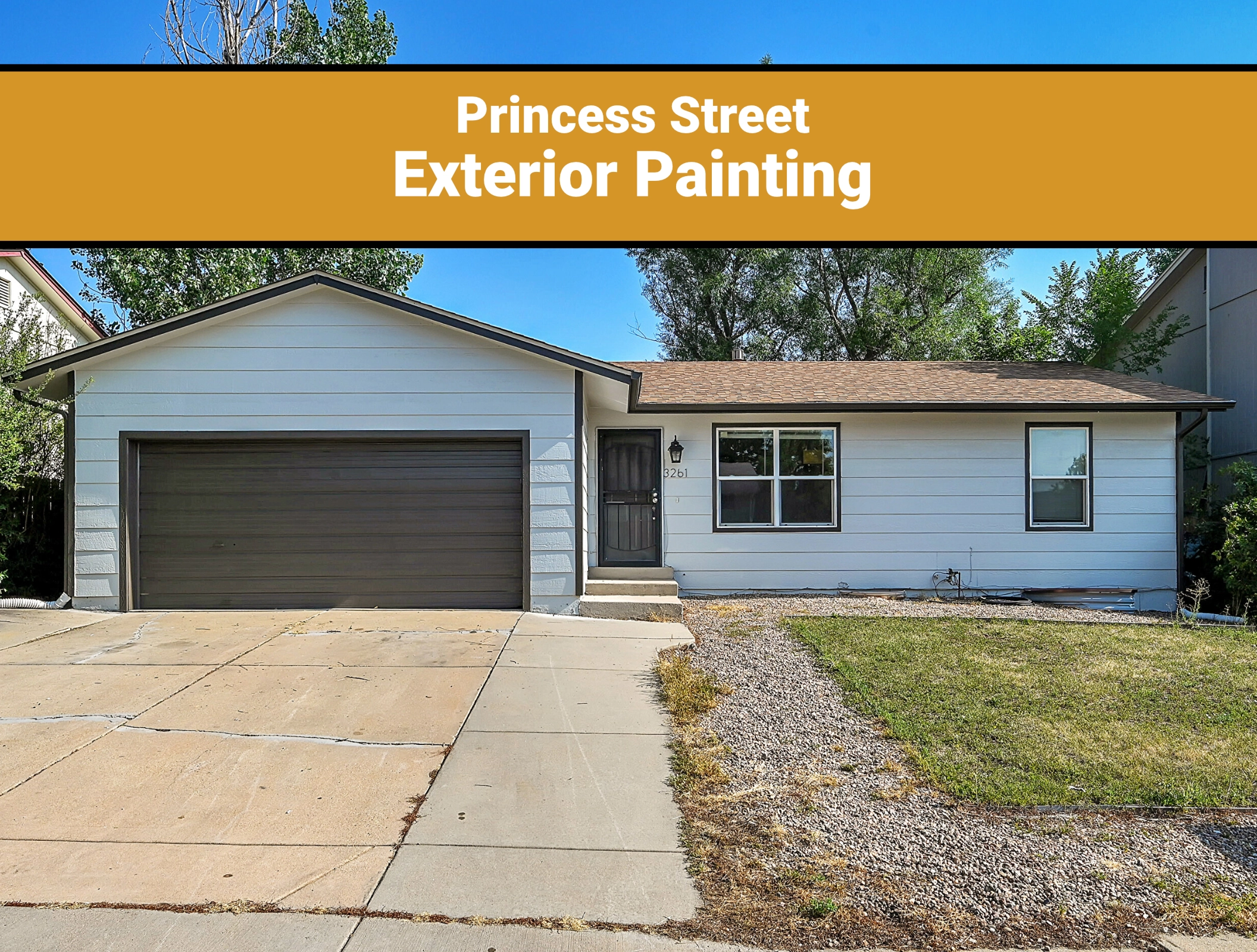 Princess St Exterior Paint renovation