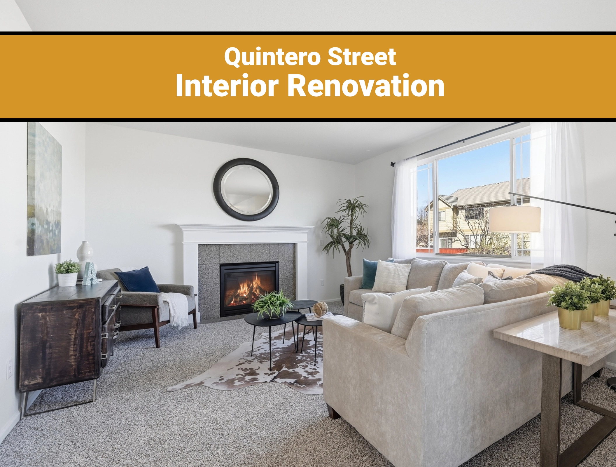 Quintero Street Interior Renovation before Sale