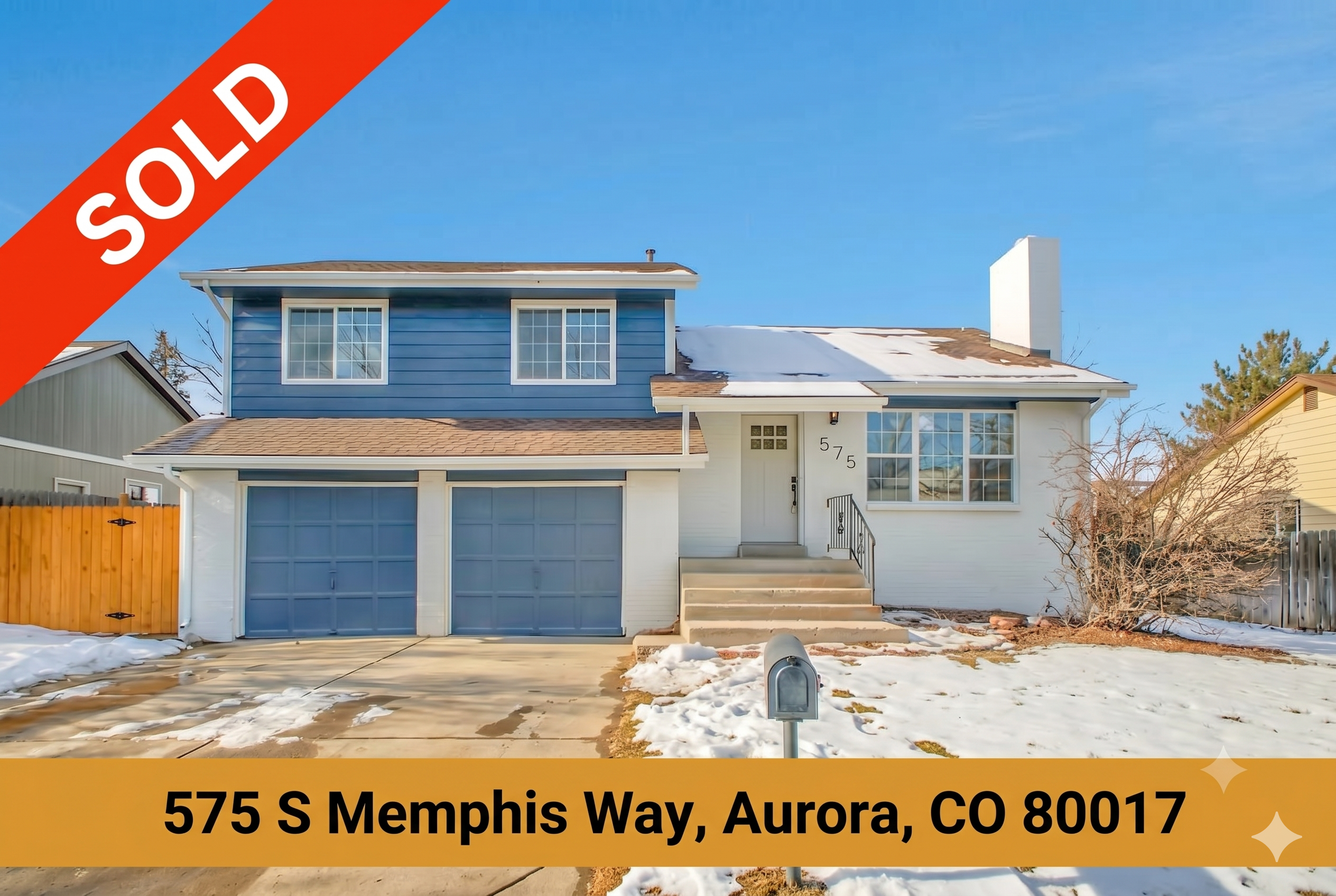 SOLD 575 S Memphis Way, Aurora, CO 80017